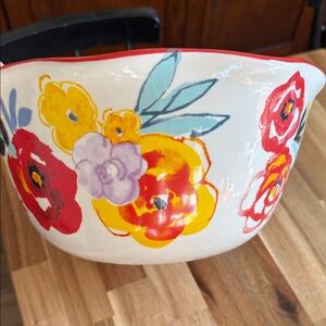 The Pioneer Woman Ceramic Bowl with Floral Design